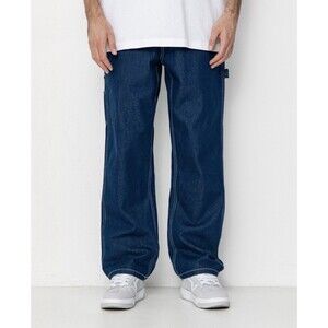 Vans Drill Chore Carpenter Loose Tapered Denim Jeans Indigo Rinse 32x31 O6104